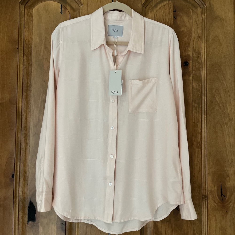 Rails Hunter Button-Up Shirt (Rosewater—large)
